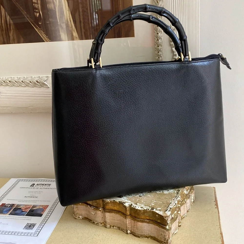 GUCCI Bamboo Handle Bag 0507 MAKE OFFER - Picture 5 of 15
